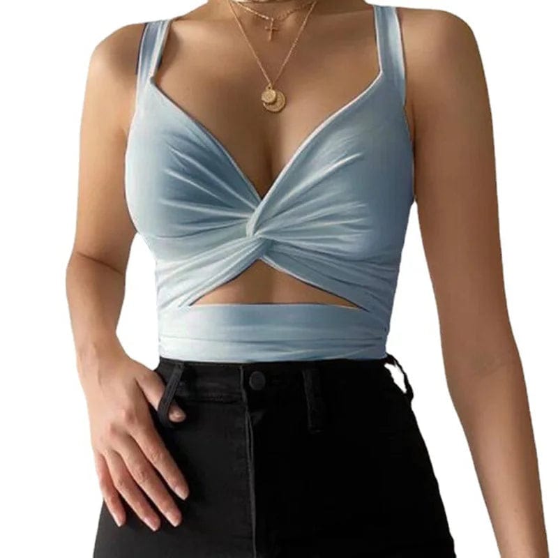 Sexy Women Sleeveless Short Crop tops Ladies