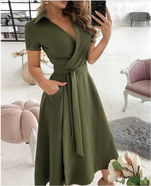 Elegant Summer Off The Shoulder Tie Up Dress - Perfect for Any Occasion!