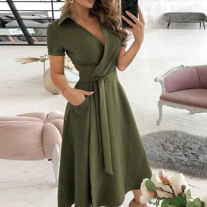 Elegant Summer Off The Shoulder Tie Up Dress - Perfect for Any Occasion!