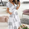 Elegant Summer Off The Shoulder Tie Up Dress - Perfect for Any Occasion!