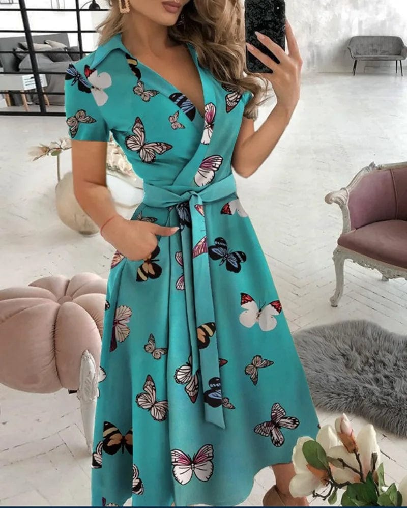 Elegant Summer Off The Shoulder Tie Up Dress - Perfect for Any Occasion!