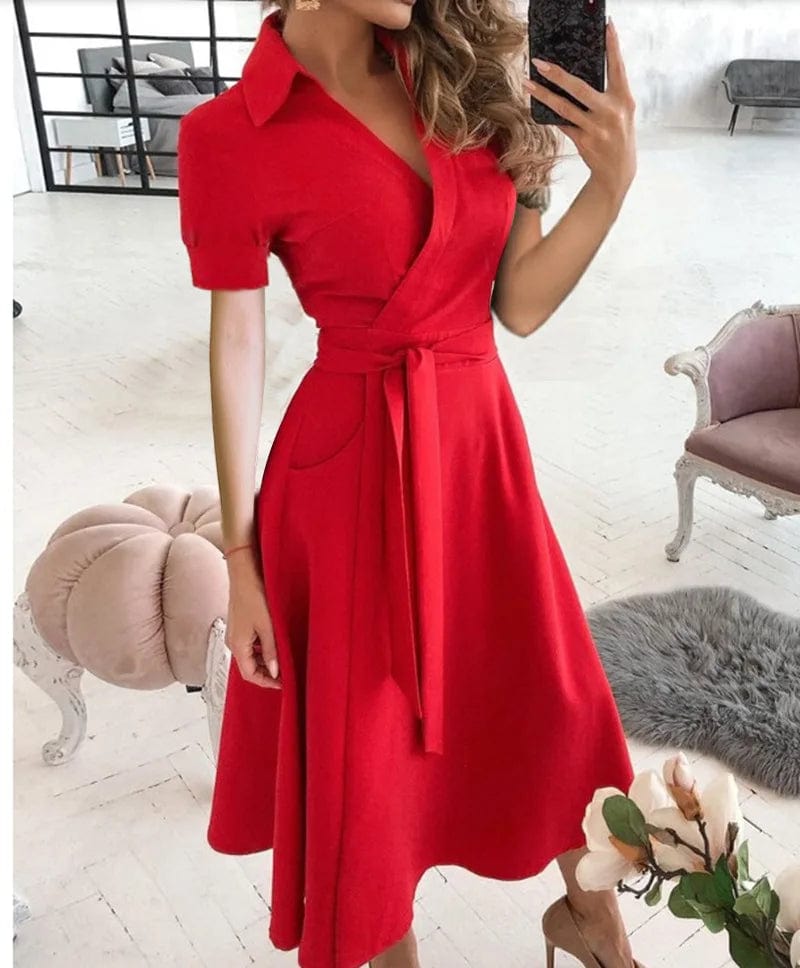 Elegant Summer Off The Shoulder Tie Up Dress - Perfect for Any Occasion!